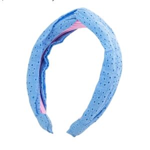 Lilly Pulitzer Top Knot Headband Frenchie Blue